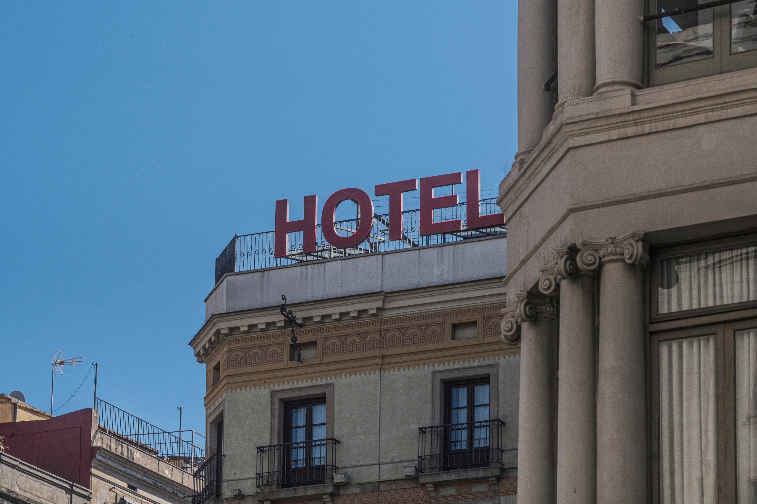 La façana d'un hotel de Barcelona | Jordi Borràs (ACN)