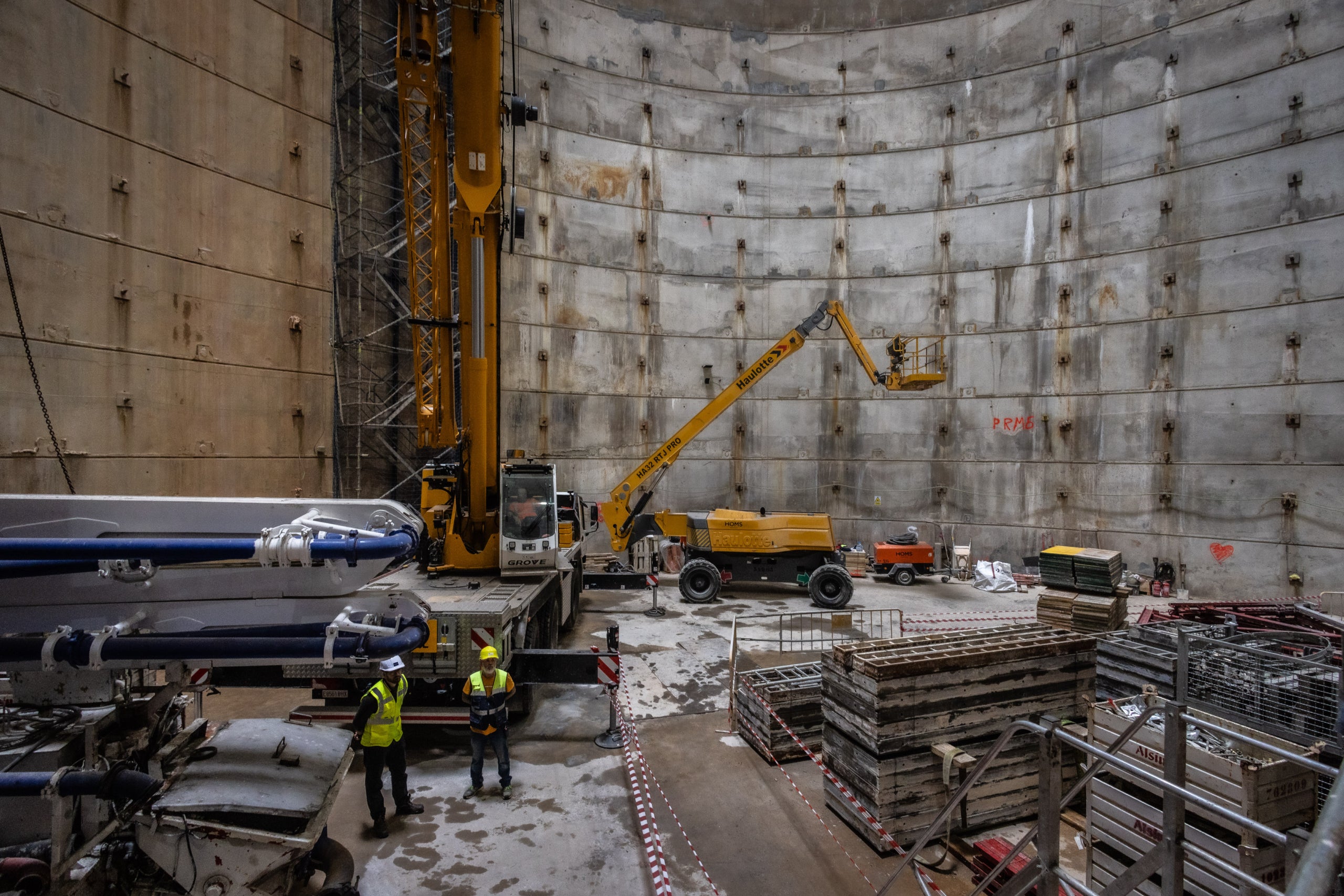 Obres de l'L9 del metro ACN