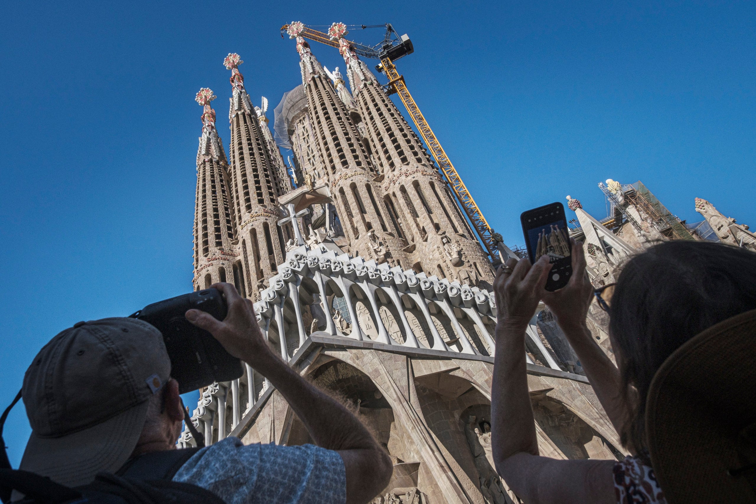 Exterior de la Sagrada Família, el monument més visitat de Catalunya ACN