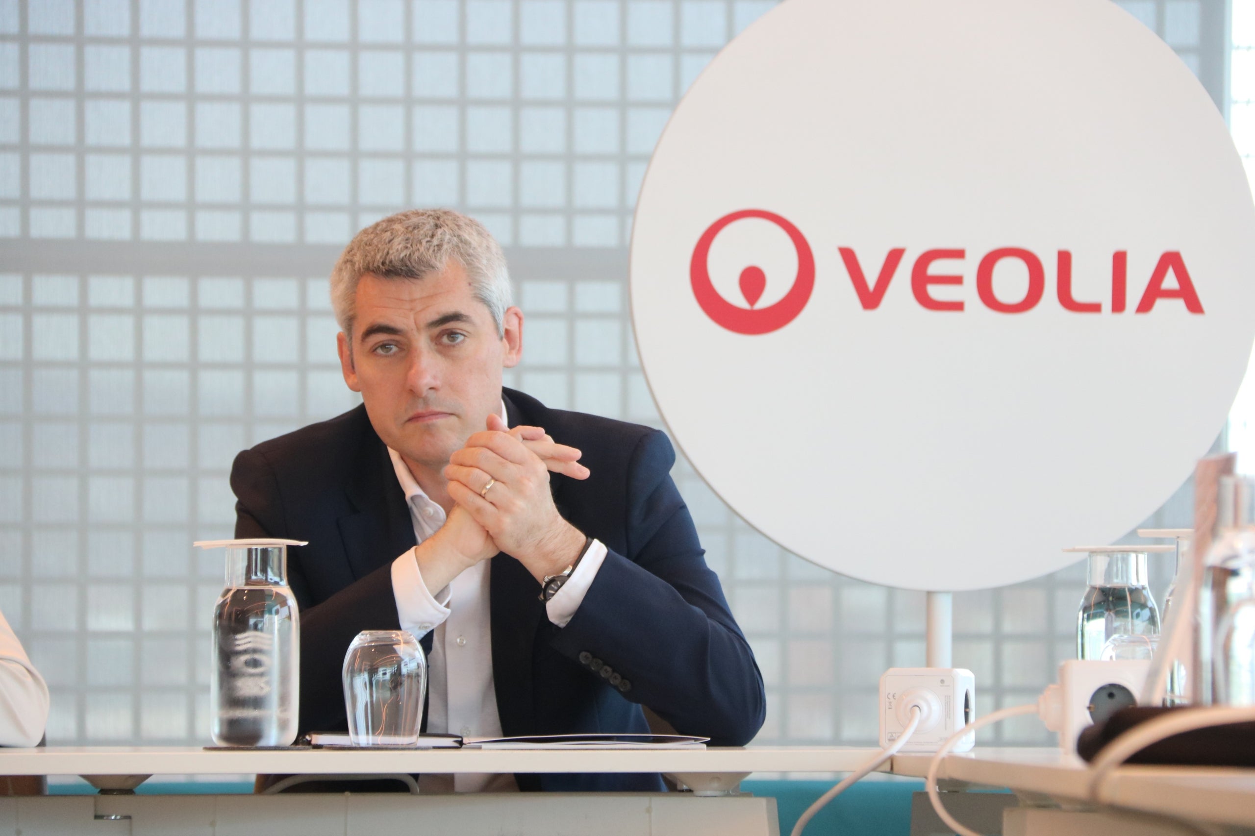 El director general de Veolia a l’Espanya, Daniel Tugues, en la seu de l'empresa a Barcelona Autor: Iñaki Martinez Azpiroz / ACN