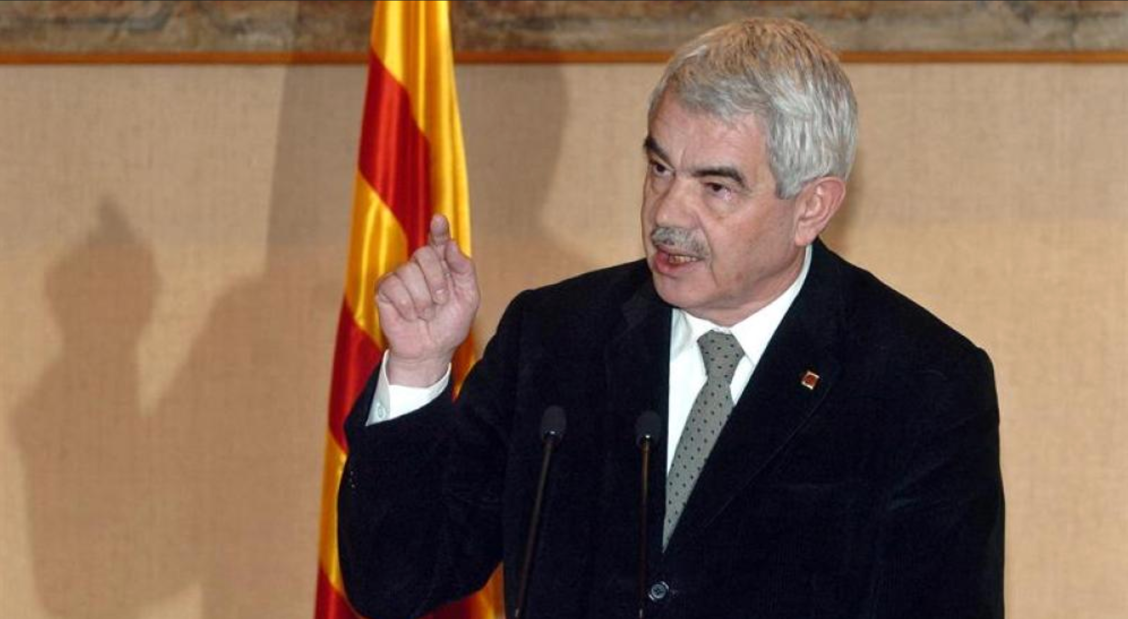 Pasqual Maragall, el primer presidente de la Generalitat que puso sobre papel el Eje Transversal Ferroviario
