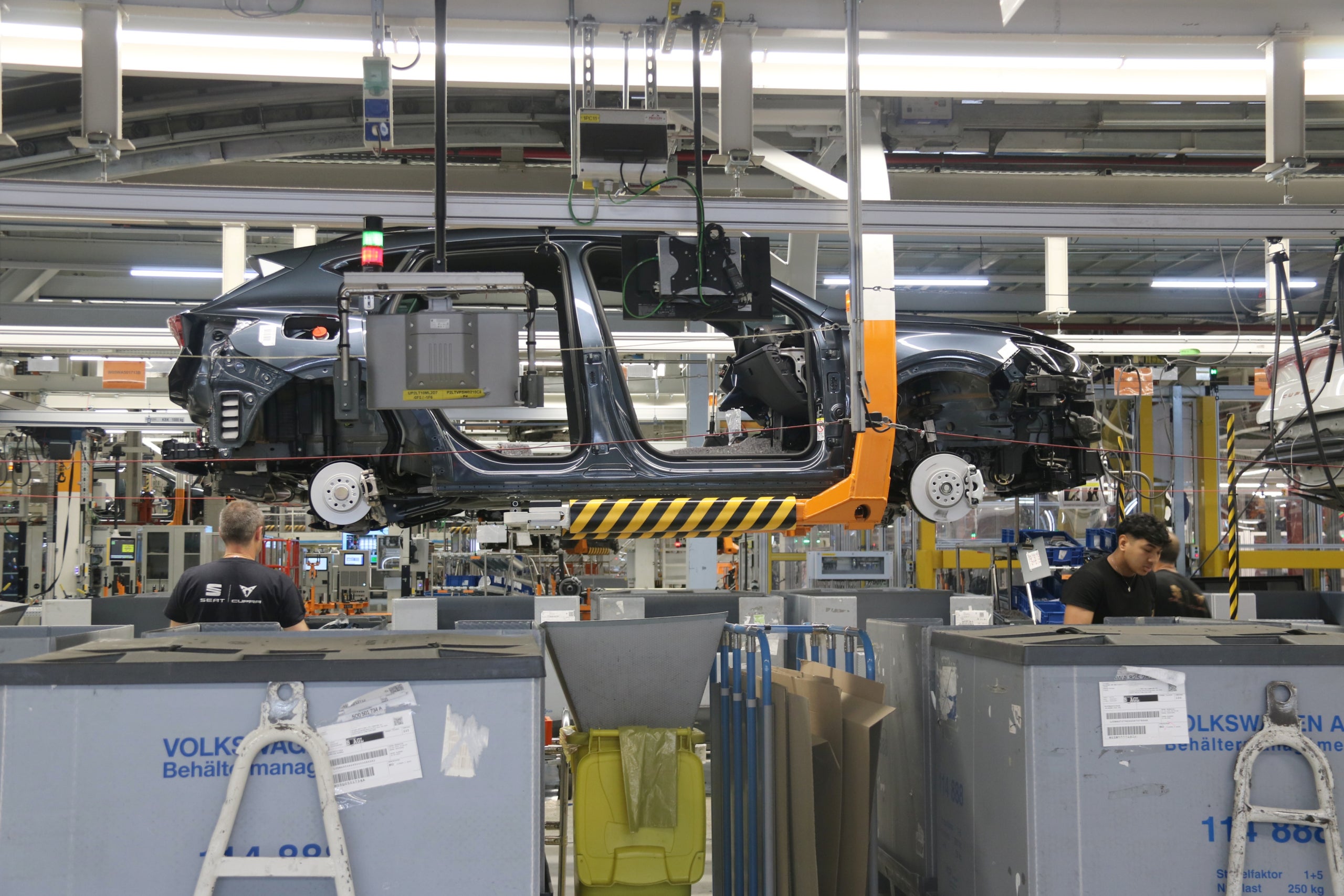 Producció d'un cotxe a la planta de Seat - Cupra de Martorell Autor: Maria Asmarat / ACN