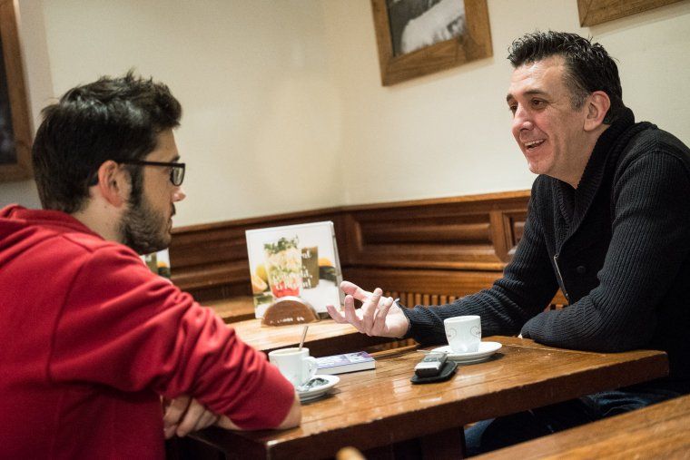 Bernat Soler, durant l'entrevista amb 'El M&oacute;n'.