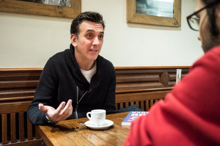 Bernat Soler, durant l'entrevista amb 'El M&oacute;n'.