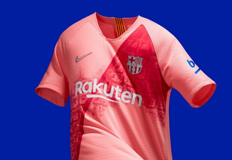 La tercera samarreta del Barça homenatja la ciutat de Barcelona