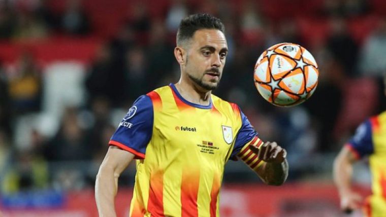 Sergio García, durant el Catalunya-Veneçuela.