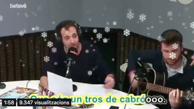 Un fragment de la nadala sat&iacute;rica de 'La Sotana'